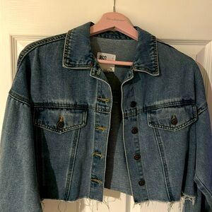 RSQ Jean cropped jacket (Tilly’s brand); size Medium